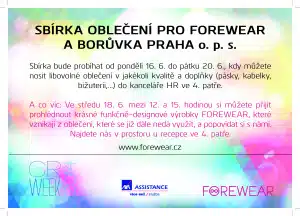 Pozvánka na sbírku oblečení