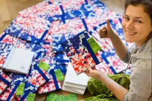 Kompletace 100 ks zápisníků pro AXA Assistance Kompletace 100 ks zápisníků pro AXA Assistance