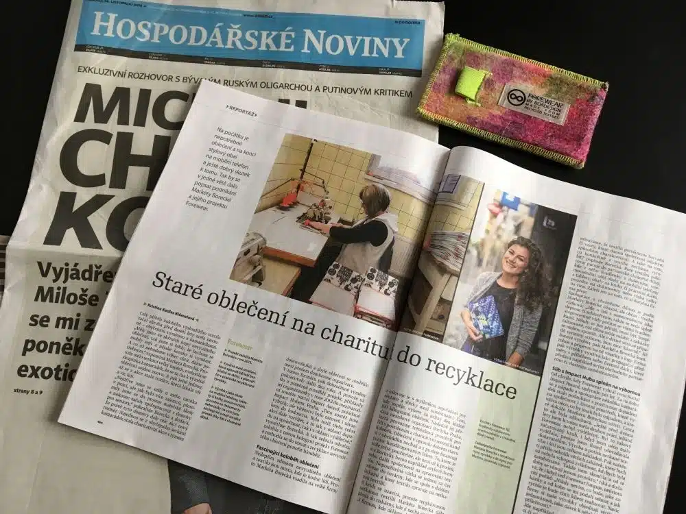 Píšou o nás v příloze HN na téma cirkulární ekonomika